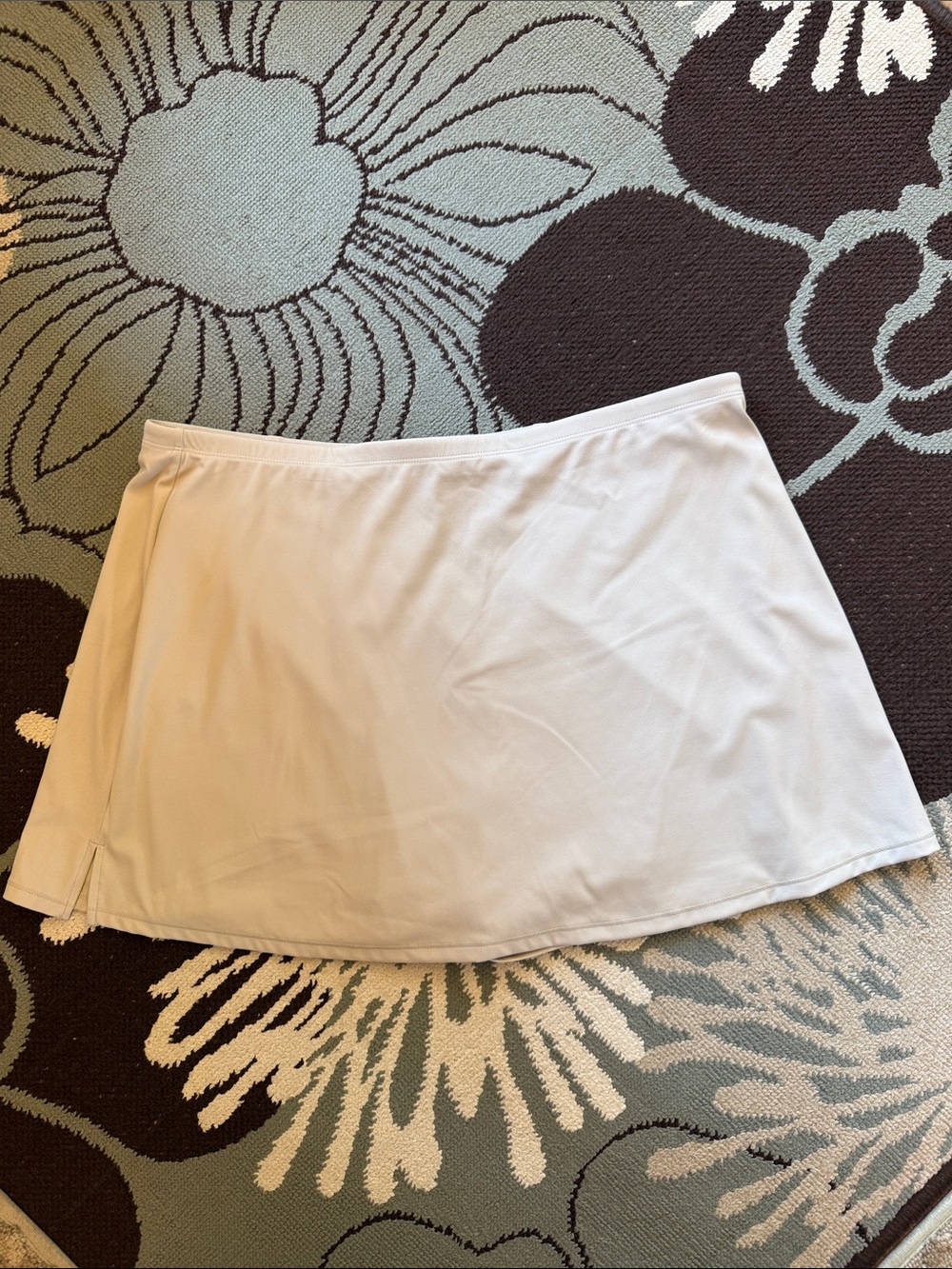 Women's Cream A-Line Skirt with Clean Silhouette